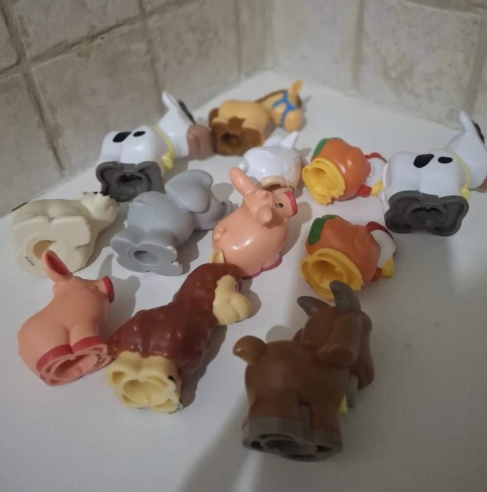 Fisher-Price Lot Of 12 Farm Animals Toys